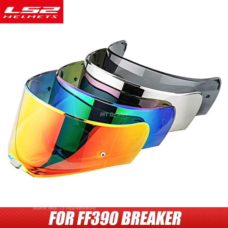 Ls2 Ff390 Breaker Full Face Casco Lens Visiera Extra Per Casco Con Fori Per Pellicola Antiappannamento Solo Per Caschi Moto Ls2 Ff390