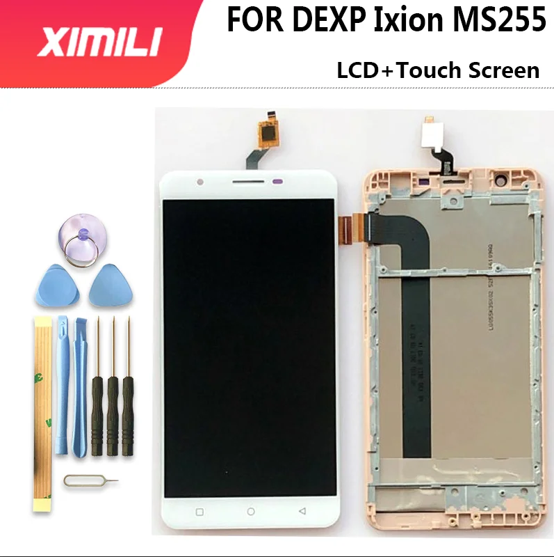 Nuovo Testato Dexp Ixion Ms255 Display Lcd Touch Screen Digitizer Assembly 100% Touch Lcd Originale Per Strumenti Dexp Ixion Ms255