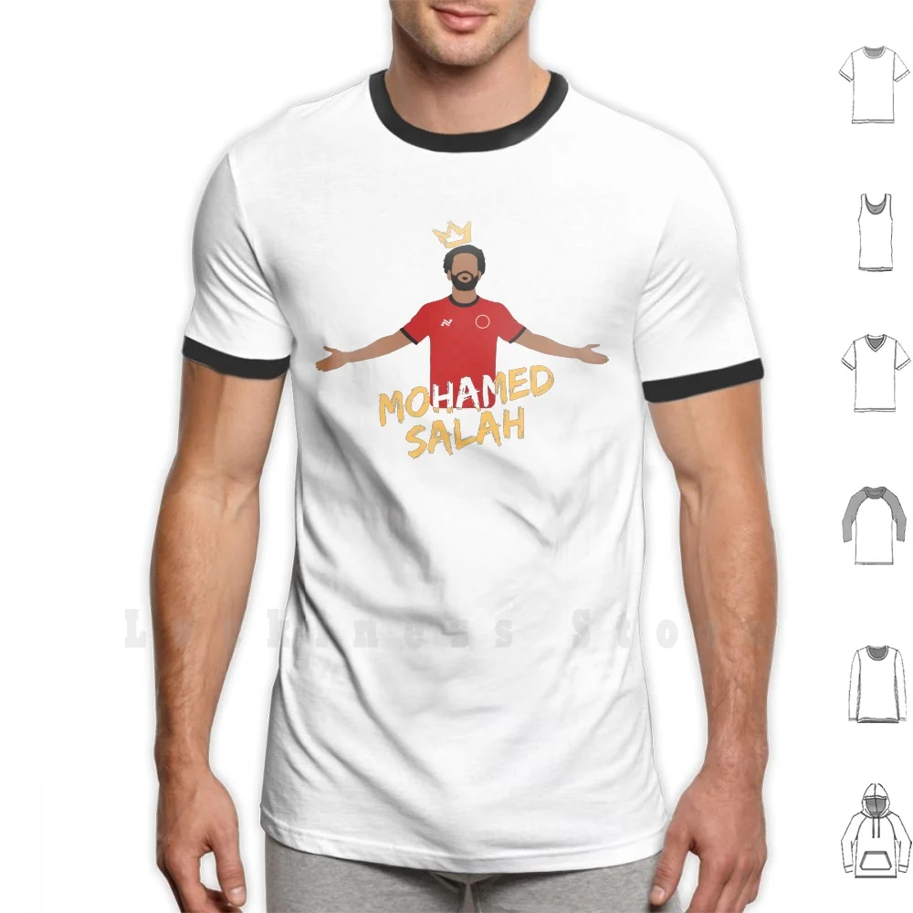Haed Salah T Shirt Fai Da Te 100% Cotone 6Xl Salah Mo Salah Haed Egypt Soccer Ronaldo Futbol Football Zaffiro Cristiano