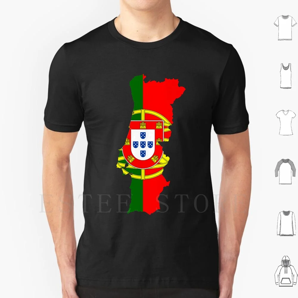 Portogallo Collezione T Shirt Cotone Uomo Stampa Fai Da Te Portogallo Porto Sporting Lisabon Lisboa Europa Spagna Portuguesa Cr Ronaldo