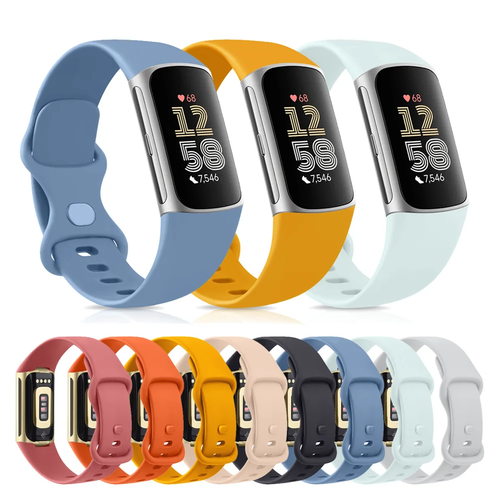 Cinturino In Tpu Morbido Per Fitbit Charge 5 Cinturino Regolabile A 6 Cinturini Per Fitbit Charge 5/Charge 6 Correa Wistband Sostituzione