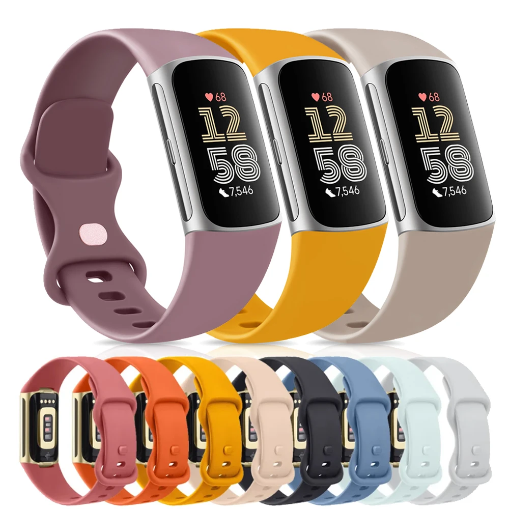 Cinturino Smartwatch Per Fitbit Charge 5 Cinturino Regolabile A 6 Cinturini Per Fitbit Charge 5/Charge 6 Correa Wistband Cinturini Di Ricambio