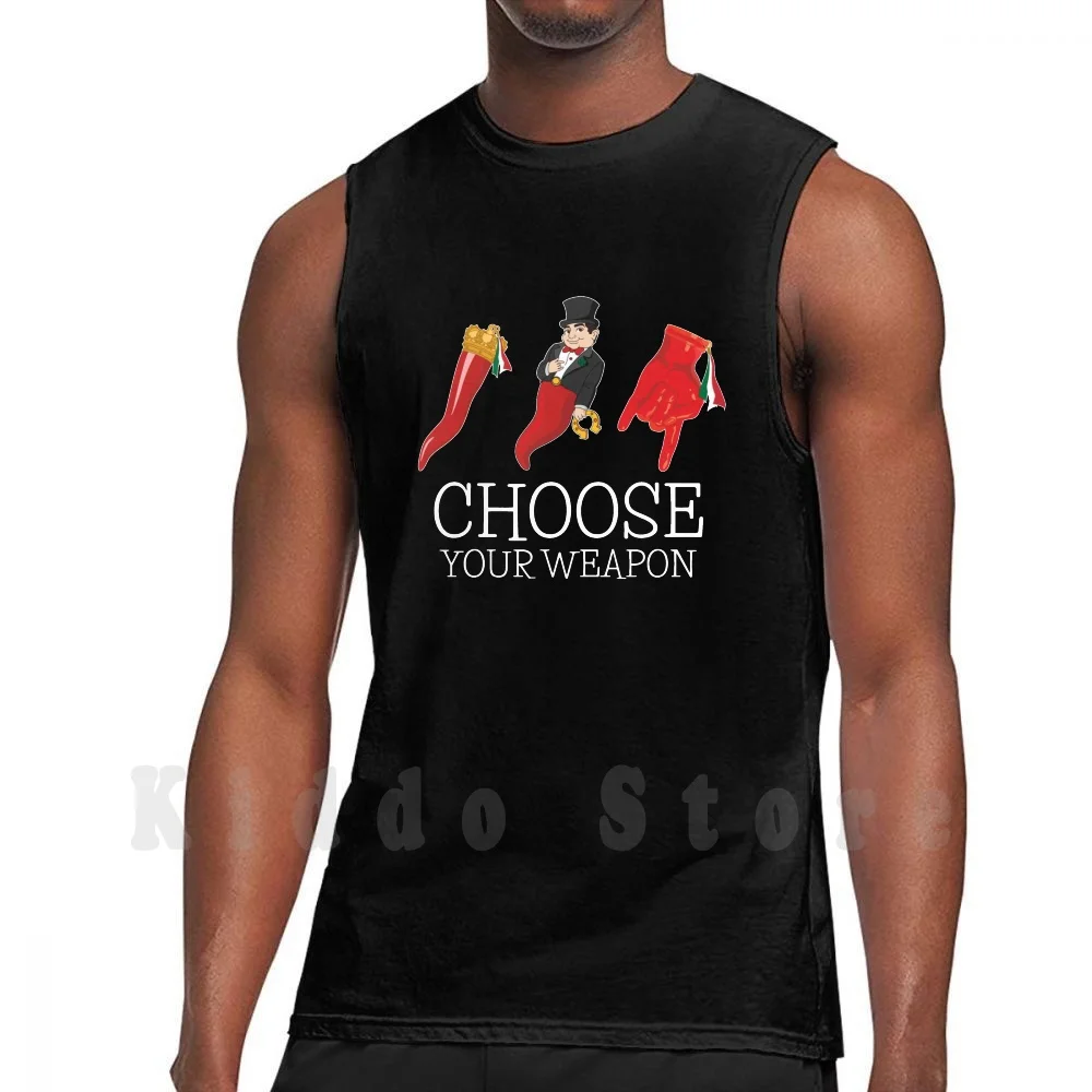 Italian Lucky Charms Scartellato Corna Italian Horn Canotte Gilet Senza Maniche Italian Italian Pride Napoli Napoleano