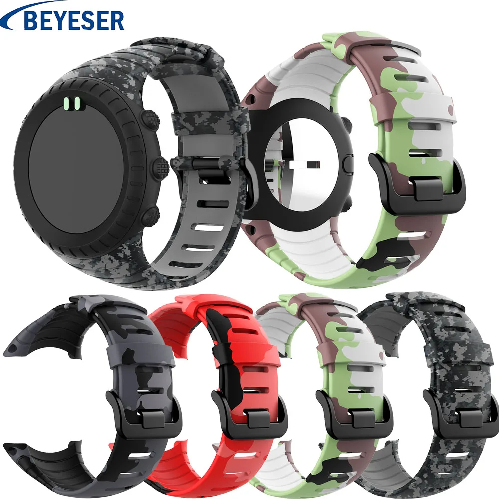 Cinturino Dell'Orologio Per La Regolazione Della Sostituzione Del Silicone Sunnto Core Cinturino Della Personalità Sportiva Per Il Cinturino Sportivo 