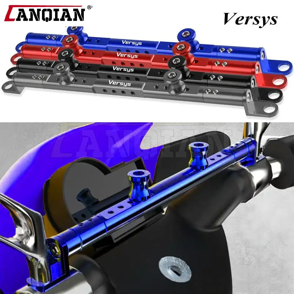 Motorcycle Handlebar Balance Cross Bar Steering Lever For Kawasaki Versys 650 Kle650 Kle 650 2015-2019 Navigation Bracket Holder