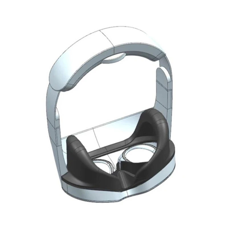 Vr Glasses Anti-Sweat Silicone Eye Cover Eye Mask Eyeshade Pad Per Meta Quest Pro Vr Accessori Vr Blinder Eye-Blinder