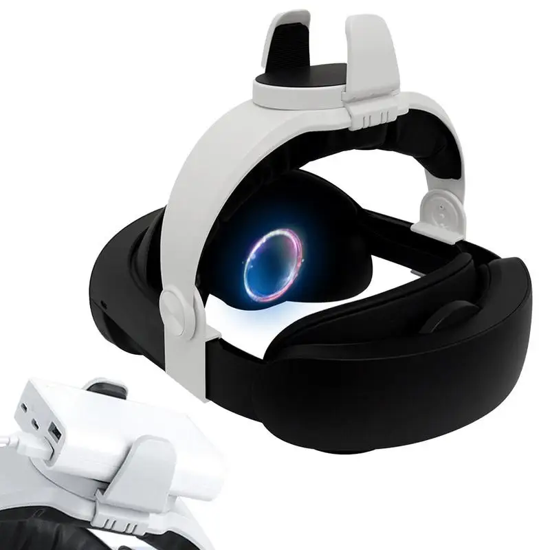 Staffa Power Bank Vr Per Meta Quest Pro Comoda Usura Design Regolabile Cinturino Posteriore Della Batteria Accessori Vr