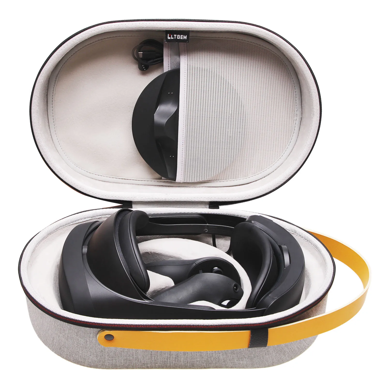 Custodia Da Trasporto Ltgem Compatibile Con Meta/Oculus Quest Pro E Controller, Dock Di Ricarica, Cavi Per L'Archiviazione Da Viaggio