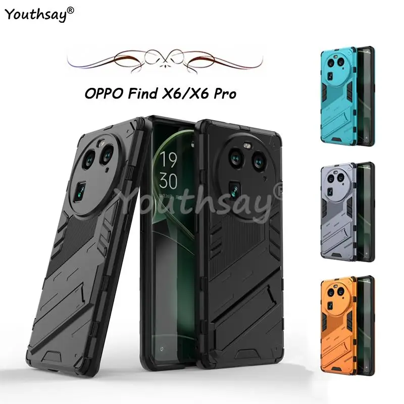 Per Oppo Find X6 Pro Custodia Protettiva Per Telefono Custodia Oppo Find X6 Pro Cover Staffa Invisibile Tpu Armor Oppo Find X6 Pro Cover