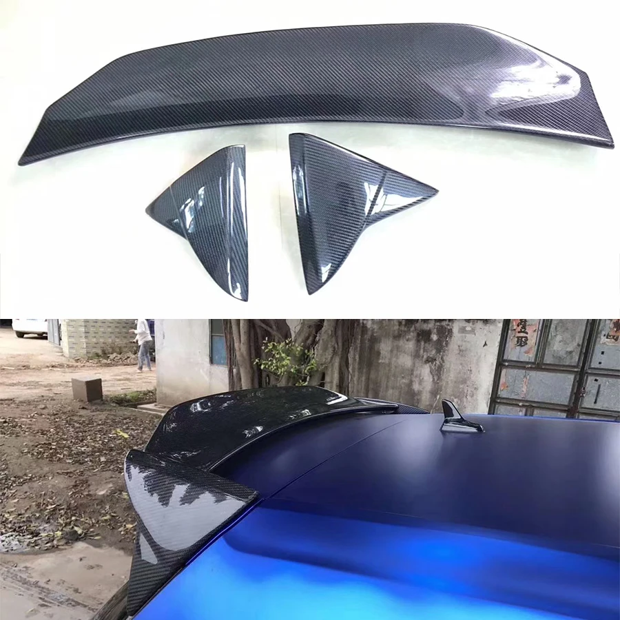 Alette Posteriori Spoiler In Fibra Di Carbonio Per Volkswagen Vw Golf 7 7.5 Vii Mk 7 7.5 Gti Car Rear Trunk Spoiler Lip Wing Upgrade Body Kit