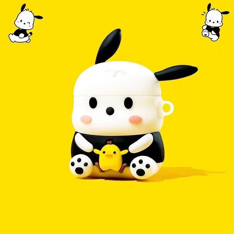 Custodia Sanrio 3D Pachacco Per Apple Airpods 1 2 3 Pro 2 Custodie Cover Per Iphone Bluetooth Earbuds Custodia Per Auricolari