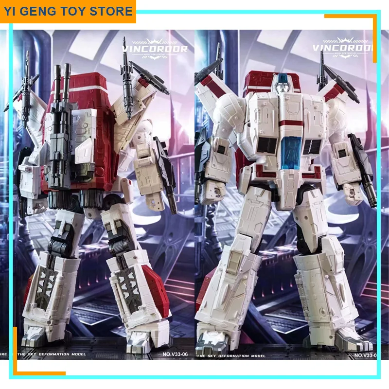 Vadinoor Transformation V3306 V33-06 Jetfire Skyfire Siege Series Ko Mp57 Mp-57 Versione Oversion Action Figure Robot Toys Regali