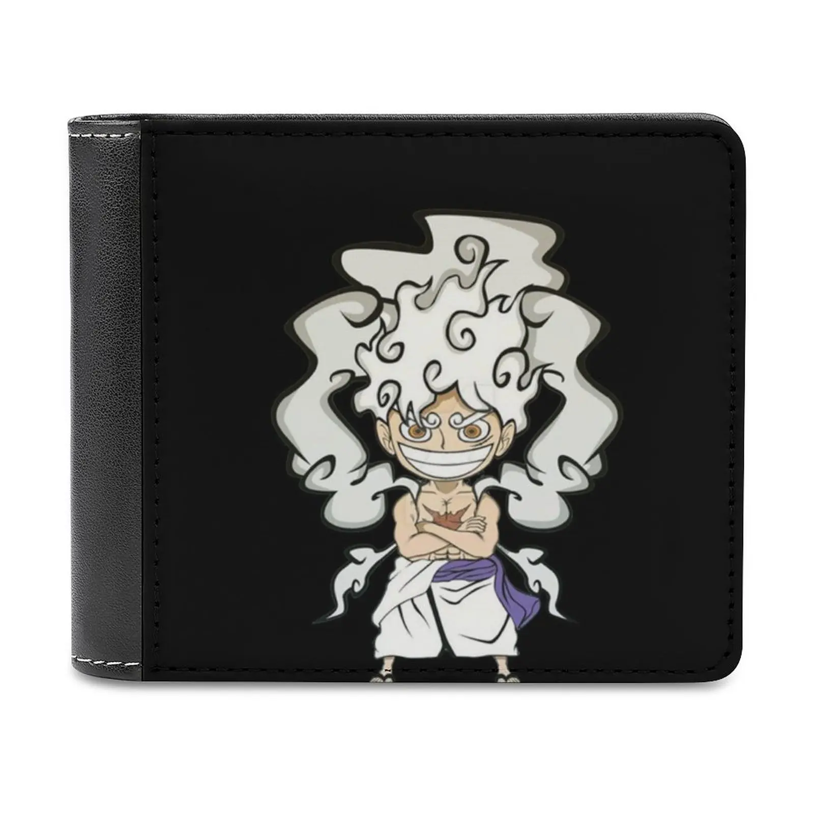 Nika-Monkey D Luff-Gear 5 Portafoglio Da Uomo In Pelle Modello Portafoglio Corto Da Uomo Portafoglio Multi-Card Borsa Moda Nika Nika Nika Nika