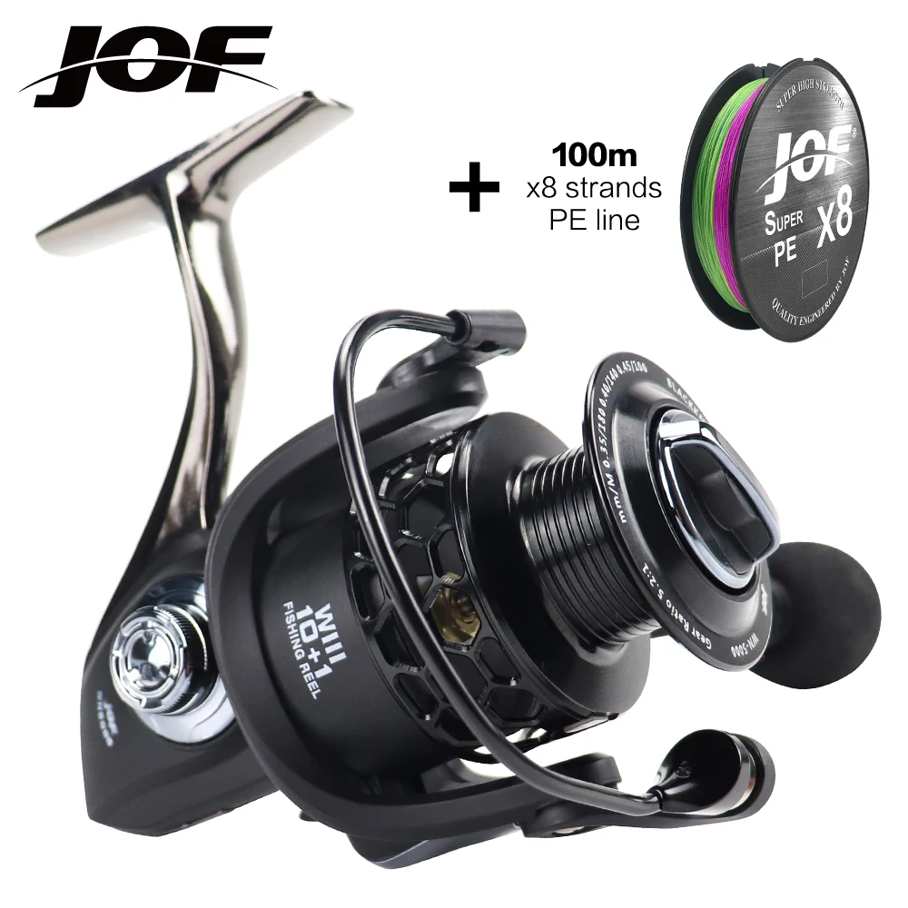 Jof 2022 Nuovo Mulinello Da Pesca Spinning Serie 2000-5000 Mulinello Da Spinning In Metallo Per Pesca In Mare Carpa Pesca Carretilha Pesca
