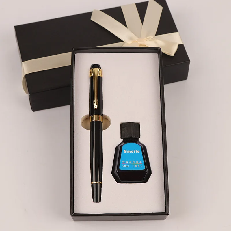Parker Pen Ink Pen Gift Box 0.5Mm Signature Pen F Pen Set Di Penne Parker Per Scrittura Aziendale In Acciaio Inossidabile