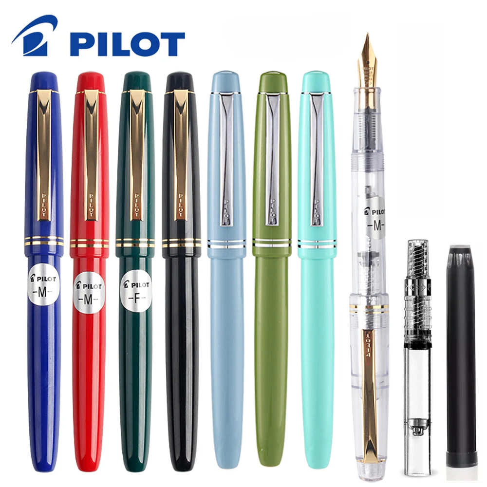 Pilot 78G Penna Stilografica Trasparente Originale Iridio Penna Pratica Scolastica Calligrafia Ef/F/M Nib Con40 Convertitore Regalo Per Studenti