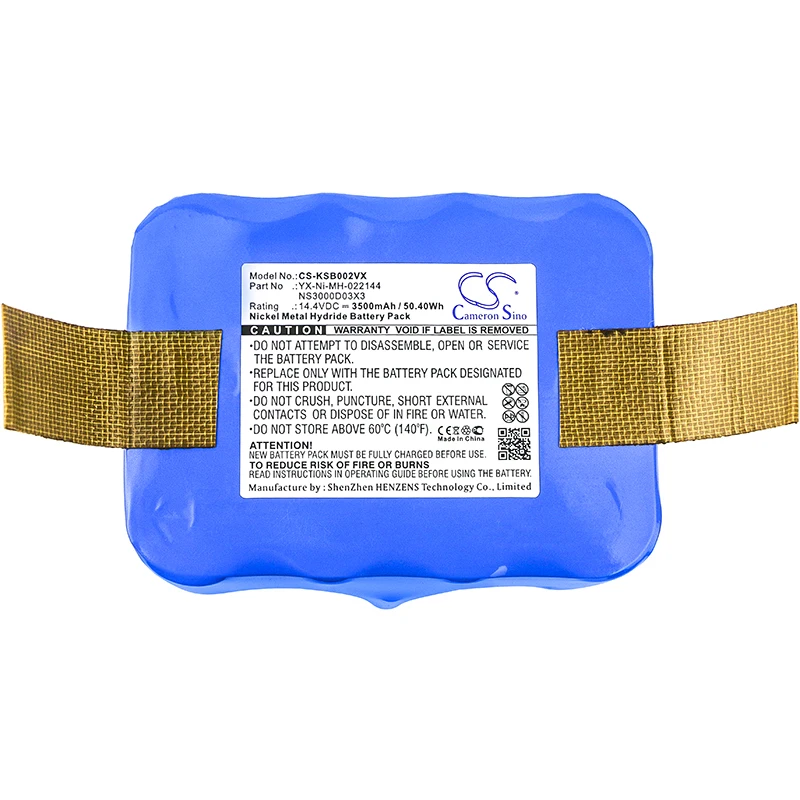 Batteria Per Aspirapolvere Per Lilin Robot Ll-A320, Ll-A325, Ll-A335, Ll-A336, Ll-A337, Ll-A338 E Yoo Digital Iwip 1000, Iwip 600