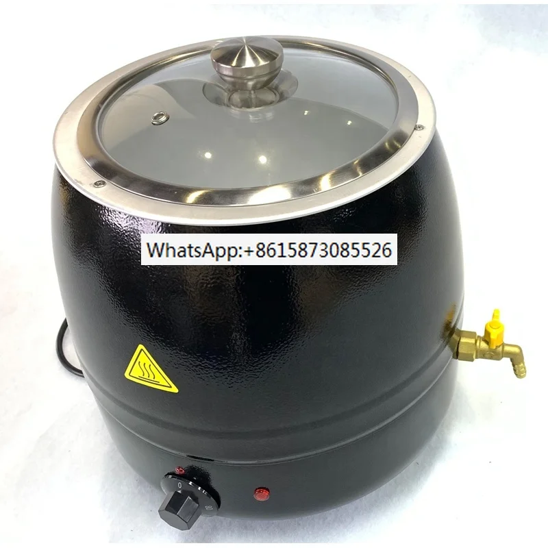 Mesin Kit Pembuatan Lilin Baja Tahan Karat Ukuran Besar Warna Hitam Melter Lilin Lebur Elektrik