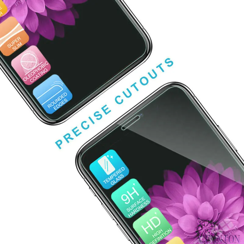 Proteggi Schermo In Vetro Temperato 9H 2.5D Per Iphone 14 13 12 6.1 Pro Max 6.7 Pollici Xr Xs X 8 7 8S 7S 6S Plus 5 Se Se2 1500 Pcs