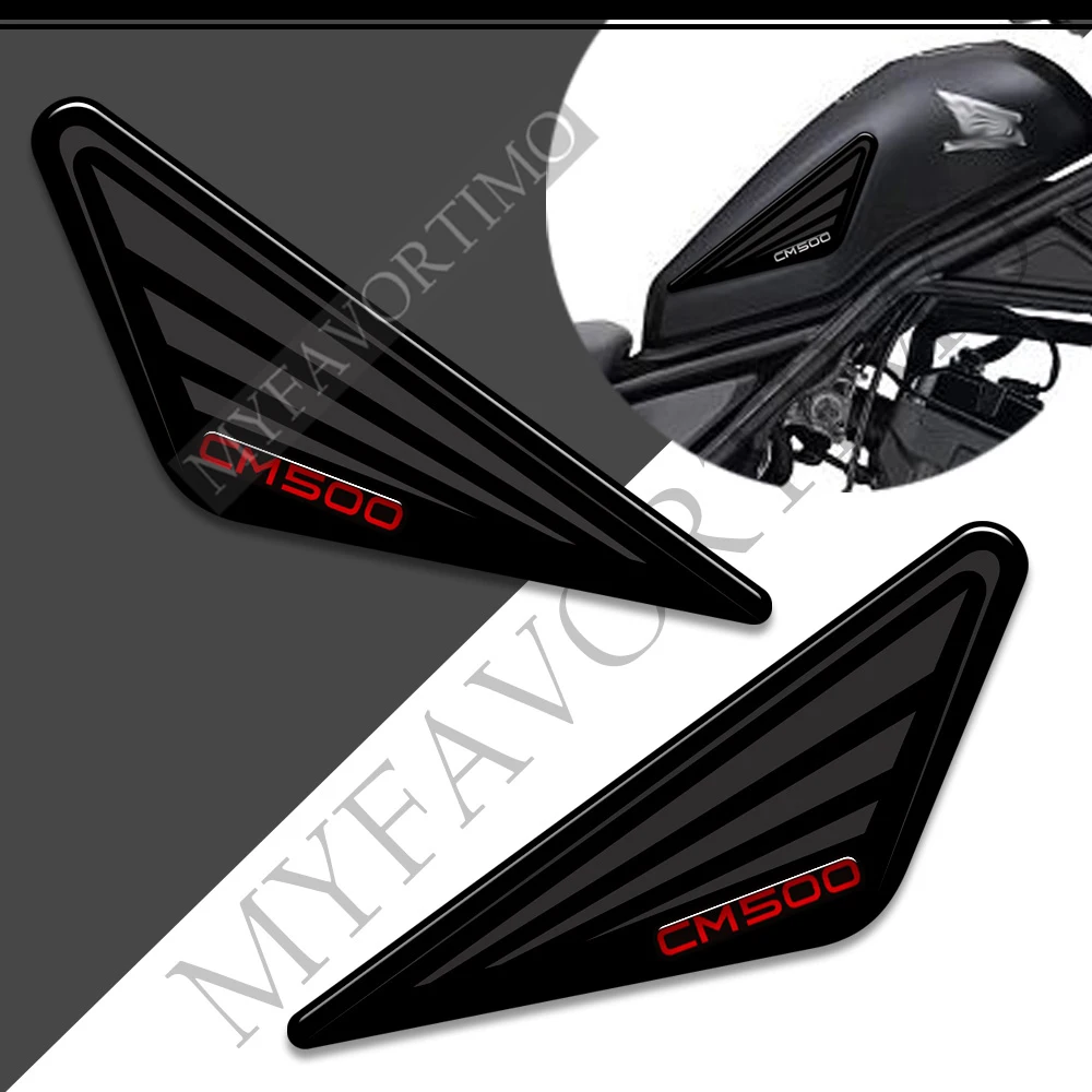 Per Honda Cmx 500 Cmx500 Rebel Rebel500 Gas Fuel Tank Pad Stickers Decal Emblem Logo Protector