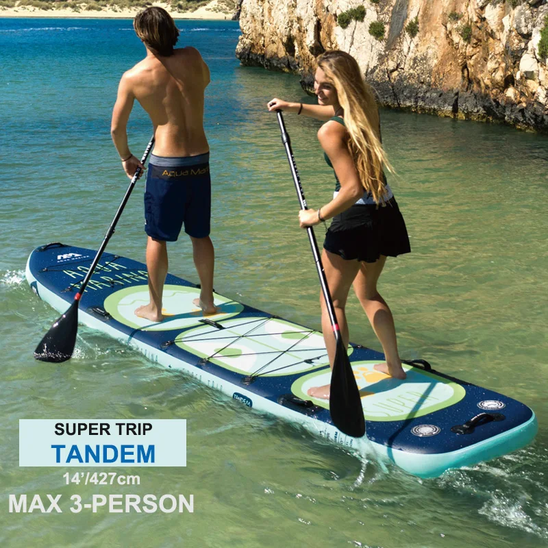 Aqua Marina 2 Persone Sup Gonfiabile Di Grandi Dimensioni Stand Up Paddle Board Tavola Da Surf Super Trip Tandem Tavola Da Surf Kayak Gonfiabile