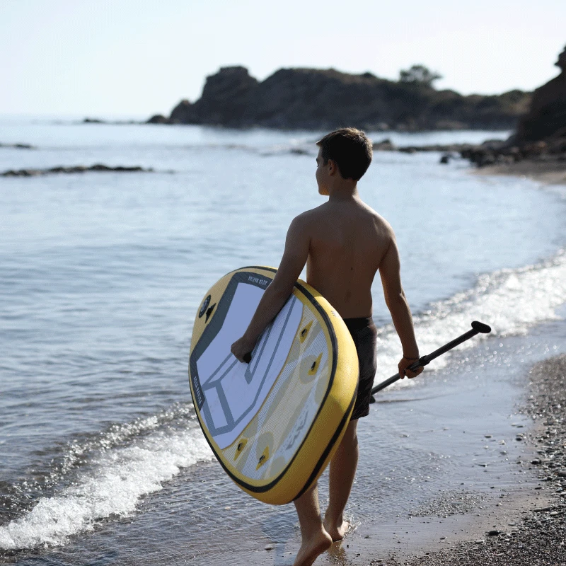 Aqua Marina Kid Paddle Light 244Cm Tavola Da Surf Gonfiabile Vibrante Stand Up Paddle Board Surf Aqua Marina Sport Acquatici Sup Tavola Da Surf