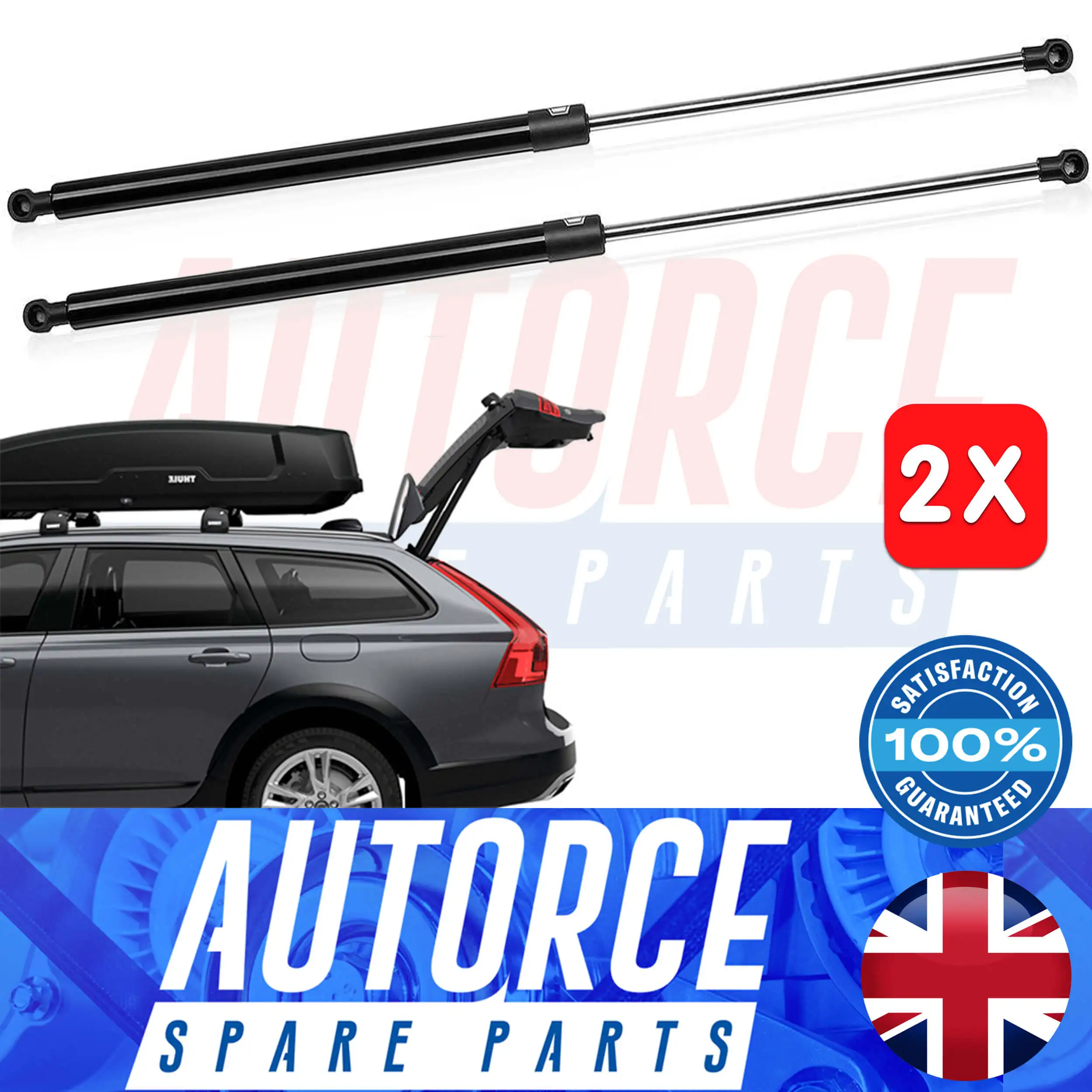 Autorce 2X Puntoni A Gas Per Bagagliaio Posteriore Posteriore Per Citroen C4 Mk1 Hatchback - Box Body (2004 - 2011) 425 (N) 545 Mm 8731.J8