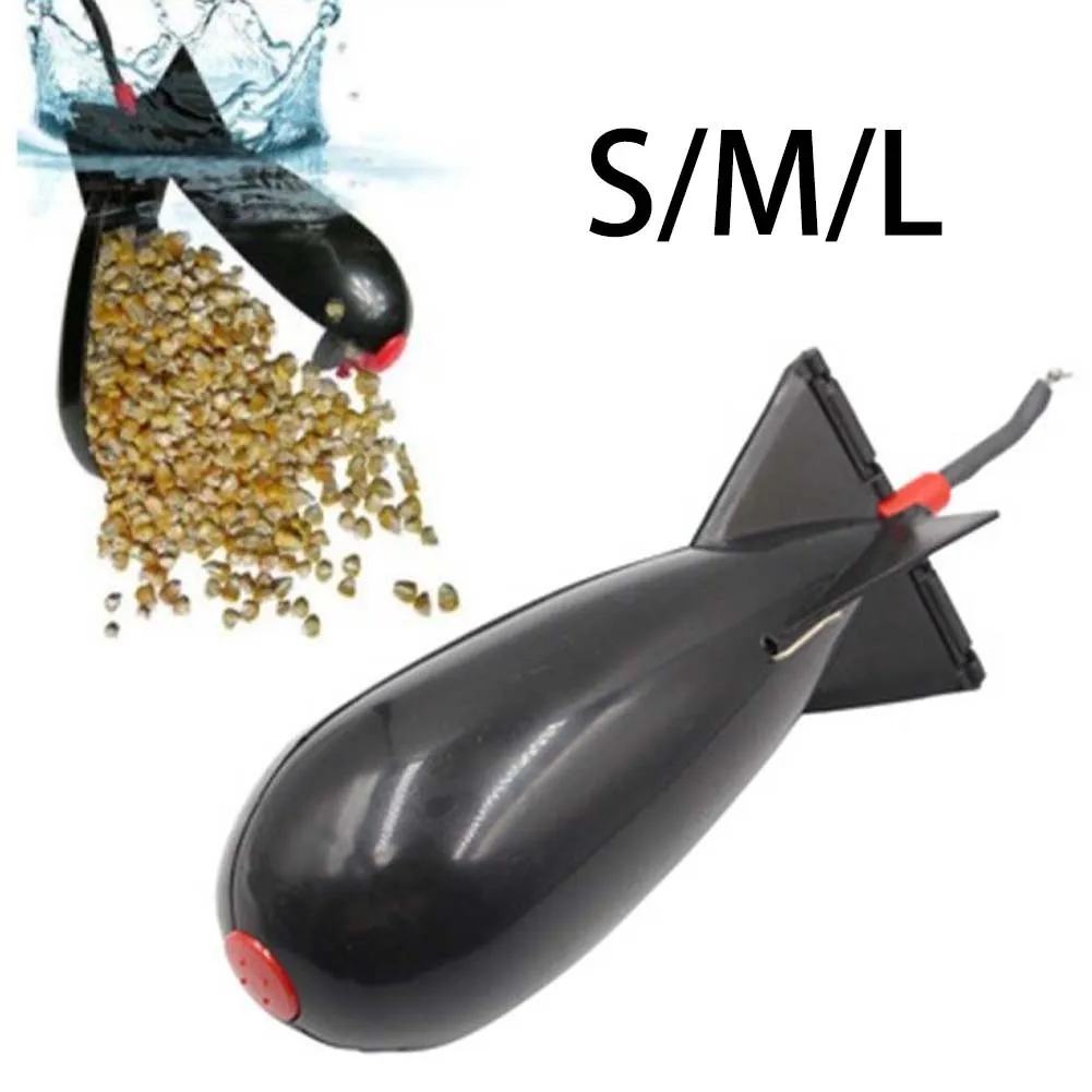 1Pc Carp Fishing Rocket Feeder Spod Bomb Float Lure Bait Holder Pellet Rocket Feeder Fishing Iscas Pesca Tackle Accessori