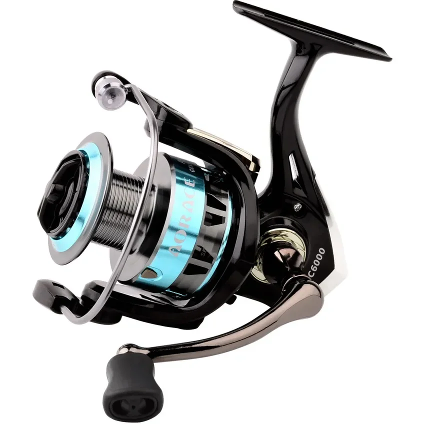 Bobina Di Metallo Mulinello Da Pesca Spinning Serie Ac1000-6000 Mulinelli Da Pesca 5.2:1 Attrezzatura Da Pesca Pesca Carrete Carp Reel Feeder