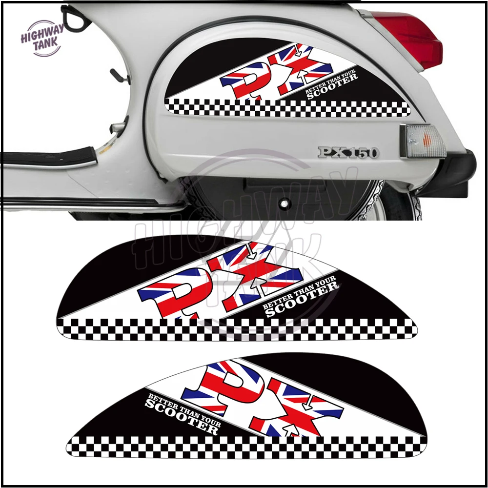 Custodia Per Adesivi Per Pannello Laterale Moto Per Scooter Vespa Px T5-5