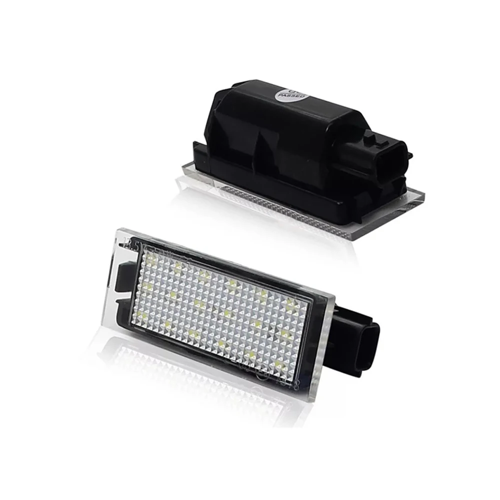 2 Pezzi Led Targa Luci Gruppo Lampade Per Renault Megane Twingo Laguna Phase Master 2 3 Clio Espace 4 Auto Luces