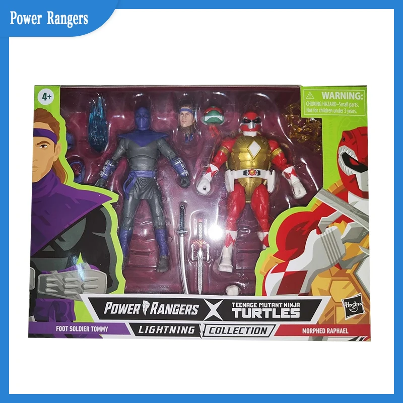 [Disponibile] Originale Anime Power Rangers Red Warrior Raphael Bigfoot Tommy Action Figure Lightning Collection Model Toy Gift