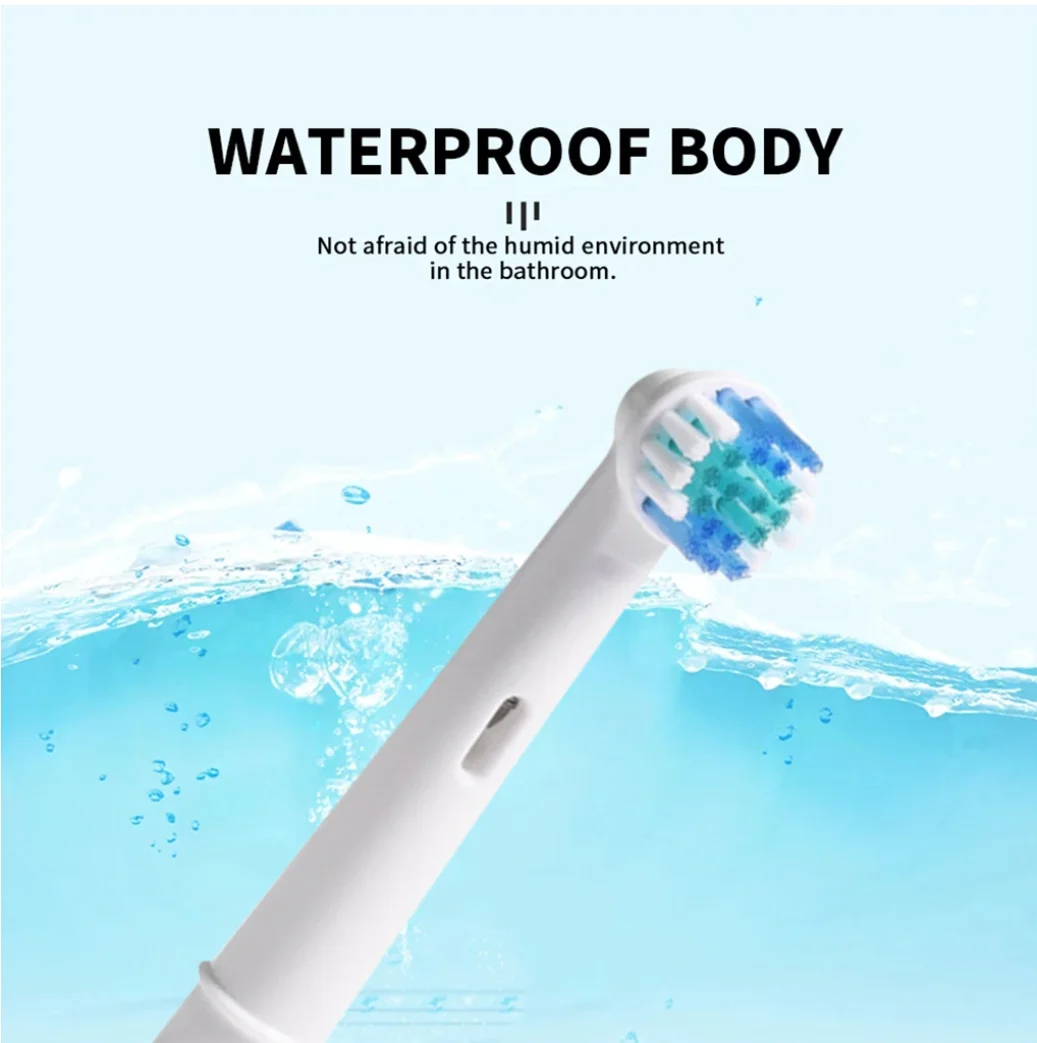 4X Testine Di Ricambio Per Spazzolino Elettrico Compatibile Braun Oral B Deep Sweep Vitalità