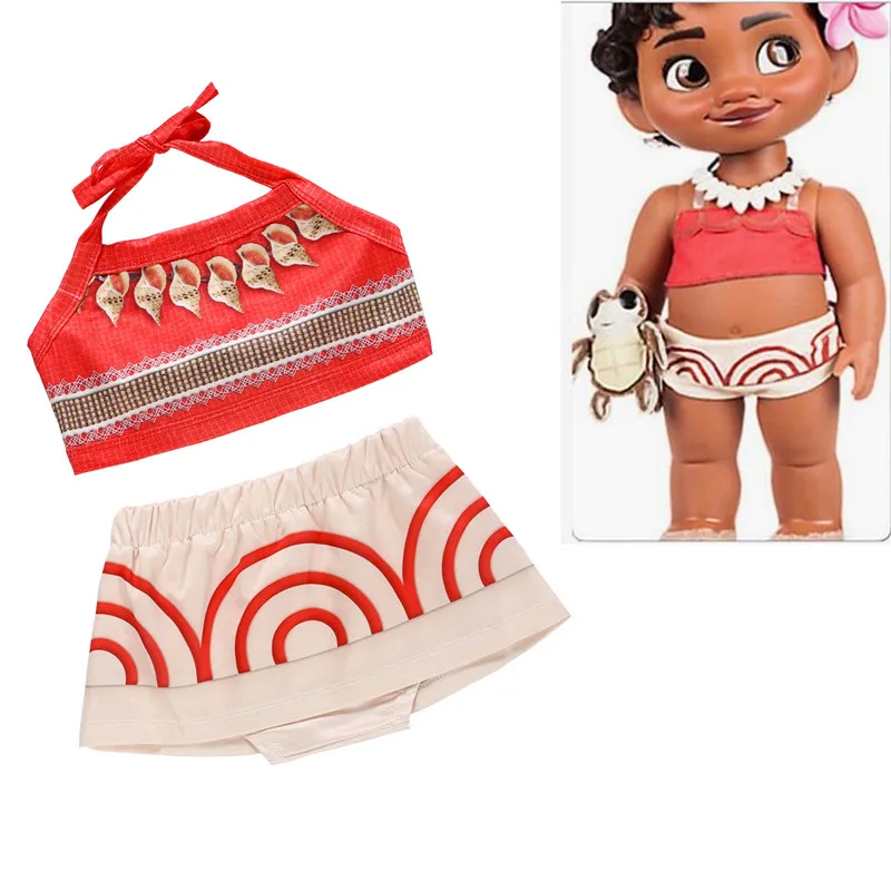 1St 2Nd Birthday Dress For Baby Girl Moana Clothing Baby Fantasia Moana Baby Party Kit Zigana Carnival Clothing Moana Costume 1-5Y
