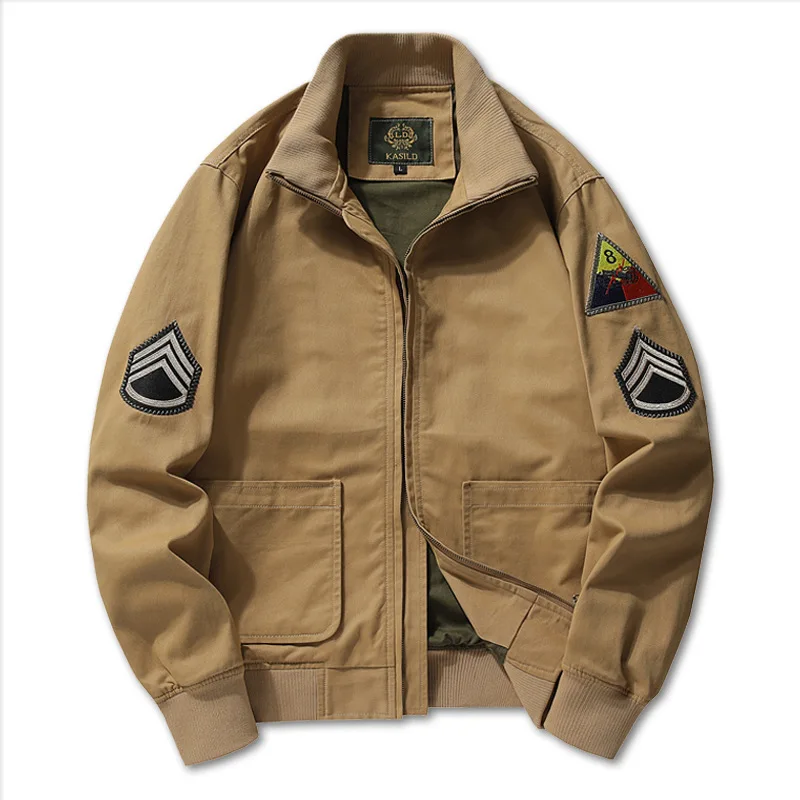 Fury Tank Suit Uomo Autunno M1942 Cappotto Da Lavoro Vintage Ma1 Air Force Pilot Jacket Baseball Militare