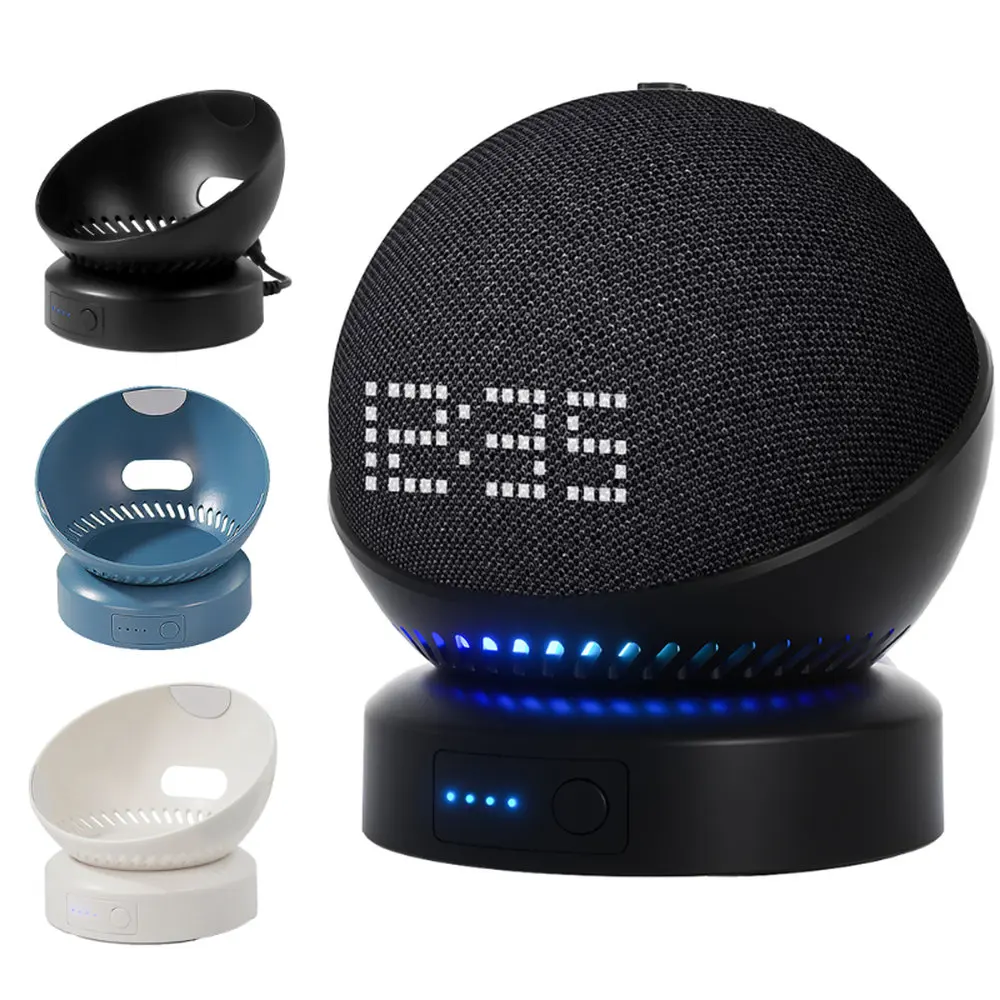 Base Batteria Ricaricabile Per Il Nuovissimo Echo Dot 5Th Compatibile Con 4Th Gen Make Echo Dot Un Altoparlante Portatile Spedizione Veloce