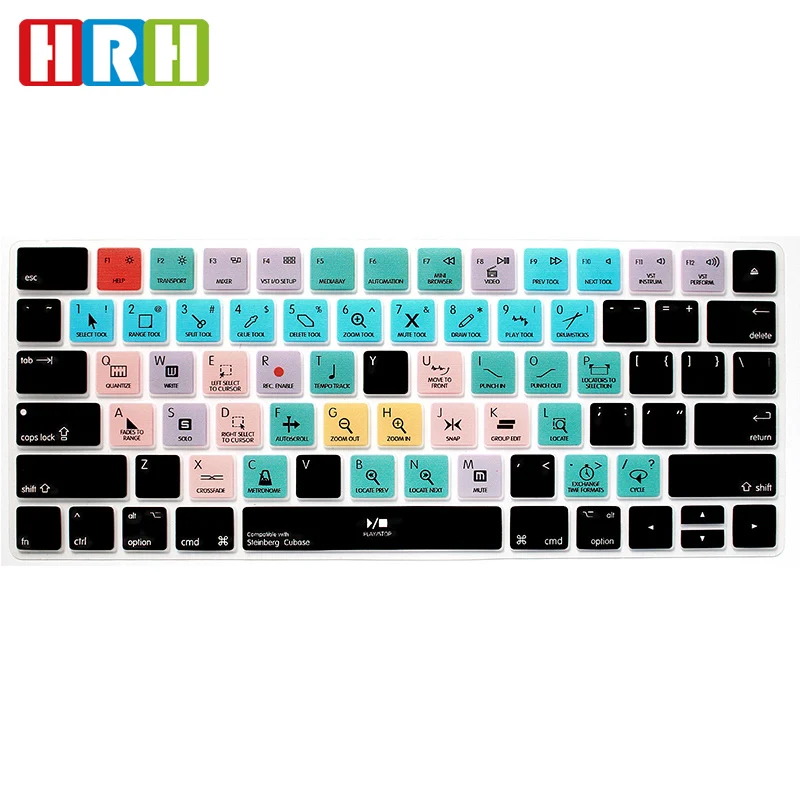 Hrh Us Versio Steinberg Cubase Functional Hot Key Keyboard Cover Tastiera In Silicone Pellicola Protettiva Per La Pelle Per Apple Magic Mla22B/A