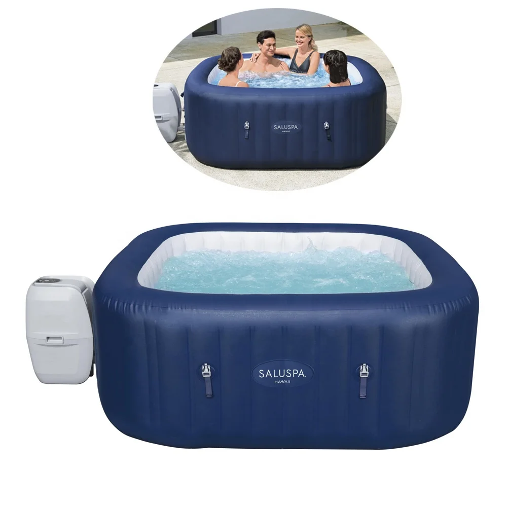 60022 Hawaii Airjet Square Hot Tub Spa Outdoor