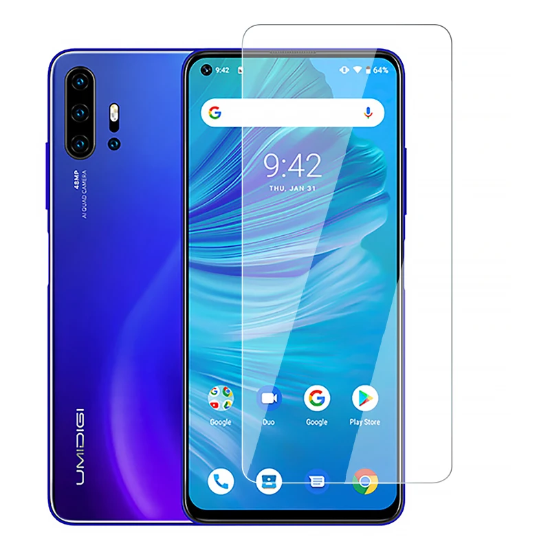 2 Pz/Lotto Vetro Temperato Per Umidigi F1 F2 Proteggi Schermo Per Umidigi A5 Pro A3 Prower 3 X Pellicola Protettiva