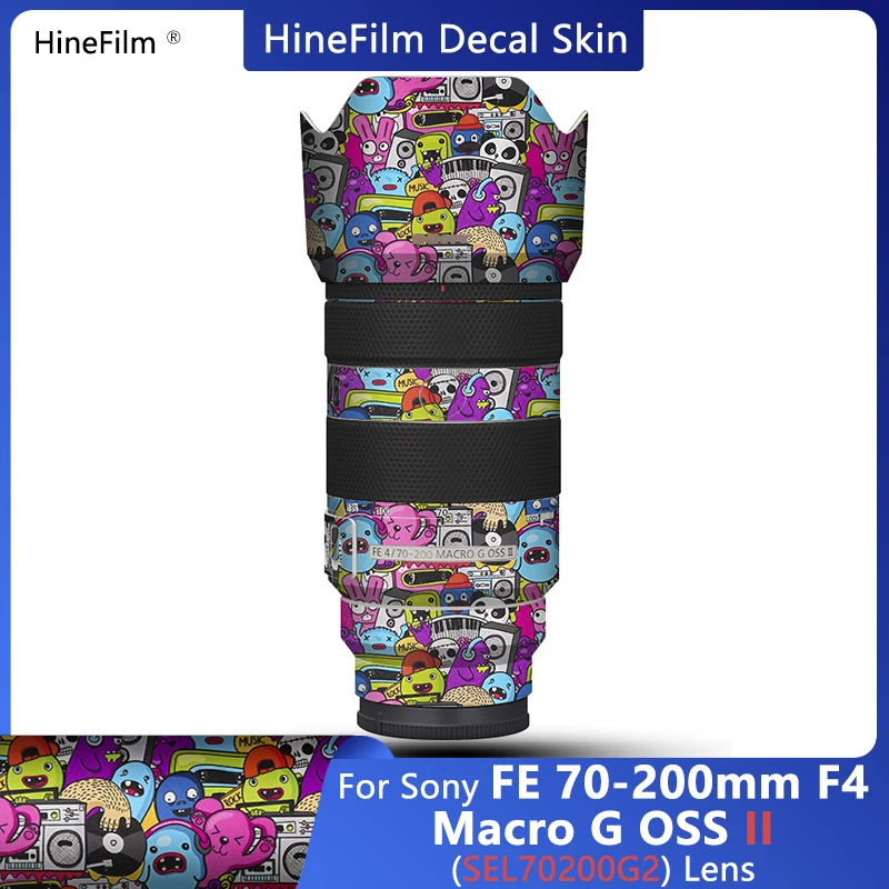 Per Sony Fe70-200F4 Ii Lens Decal Skin Wrap Cover Per Sony Fe 70-200Mm F4 Macro G Oss Ii Lens Sticker Pellicola Protettiva