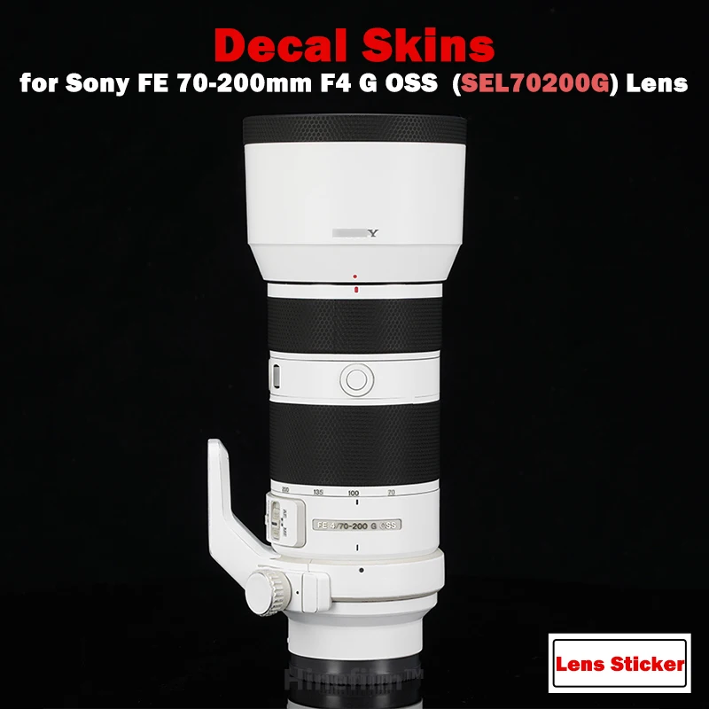 70200 F4 Lens Premium Decal Skin Per Sony Fe 70-200 F4 G Oss (Sel70200G) Skin Per Lenti Protector Wrap Cover Sticker