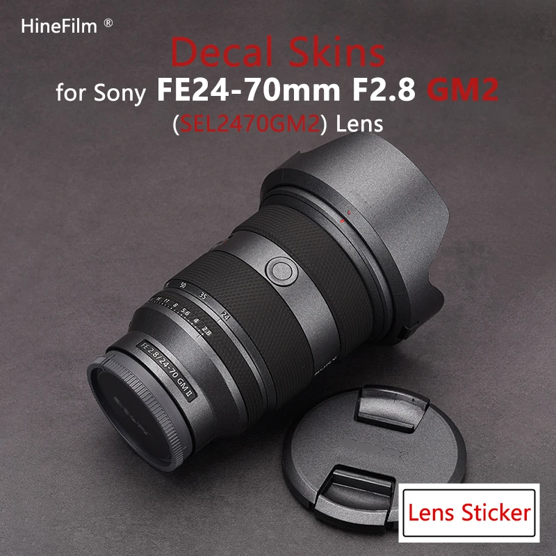 2470Gm Ii Pelli Per Lenti Per Sony Fe 24-70Mm F2.8 Gm Ii( Sel2470Gm2) Adesivo Per Protezione Della Pelle Con Decalcomania Premium
