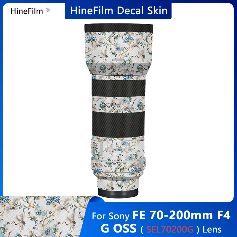 70200 F4 / Sel70200G Lente Vinile Decalcomania Pelle Antigraffio Copertura Avvolgente Per Sony Fe 70-200Mm F/4G Oss Pellicola Adesiva Per Lenti