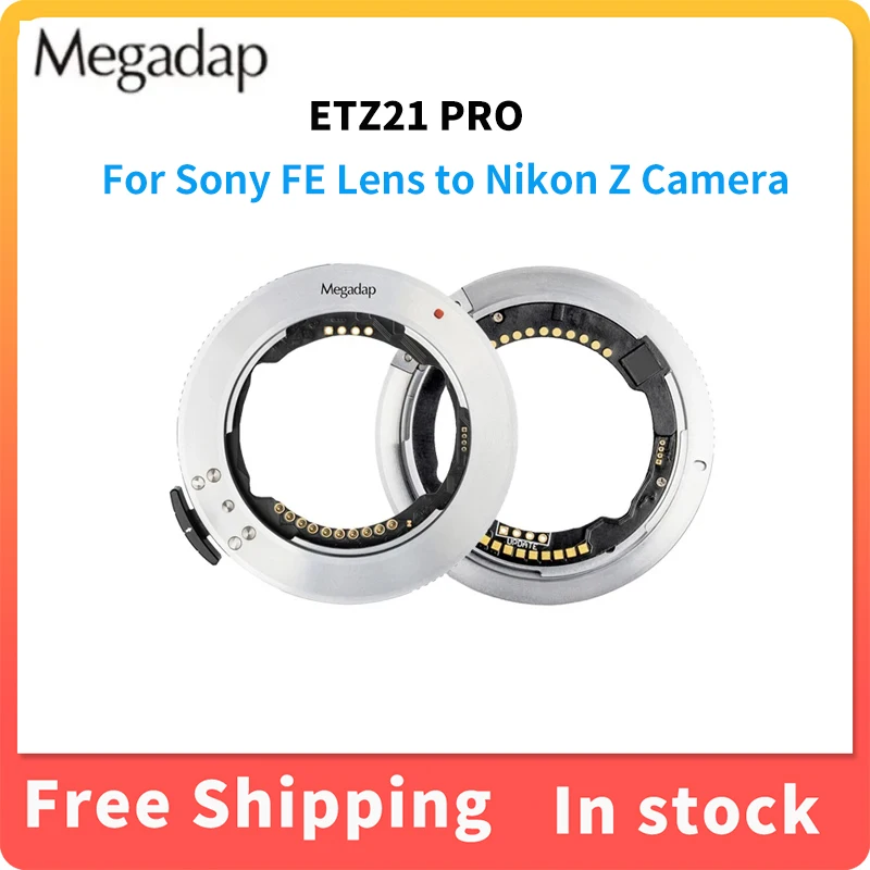 Gabale Megadap Etz21 Pro Obiettivo Con Messa A Fuoco Automatica Per Obiettivo Sony Fe Per Anello Adattatore Per Fotocamera Nikon Z Anello Anti Shake