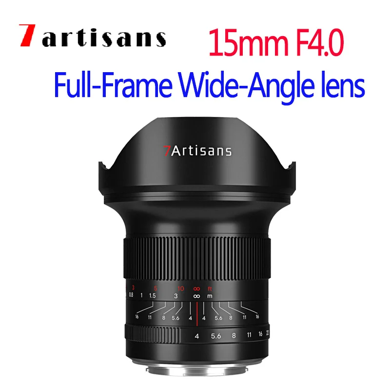 Nuovi 7 Artigiani 15Mm F4.0 Obiettivo Grandangolare Full-Frame Slr Messa A Fuoco Manuale Len Per Canon Rf Sony Fe Nikon Z Sima/Leica/Panasonic Camera