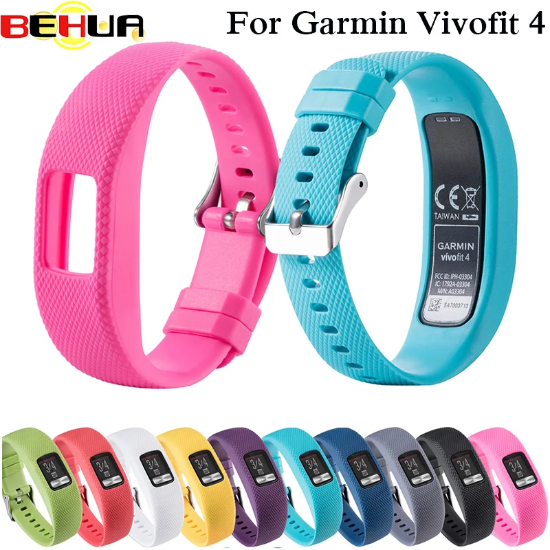 S L Silicone Fascia Di Polso Del Braccialetto Strap Per Garmin Vivofit 4 Fitness Activity Tracker Cinturini Per Garmin Vivofit4 Di Ricambio