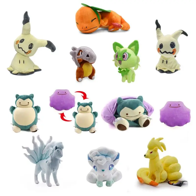 Pokemon Peluche Cubone Alolan Vulpix Sprrigato Ninetales Mimikyu Alolan Ninetales Charmander Vendita Calda Personaggi Classici
