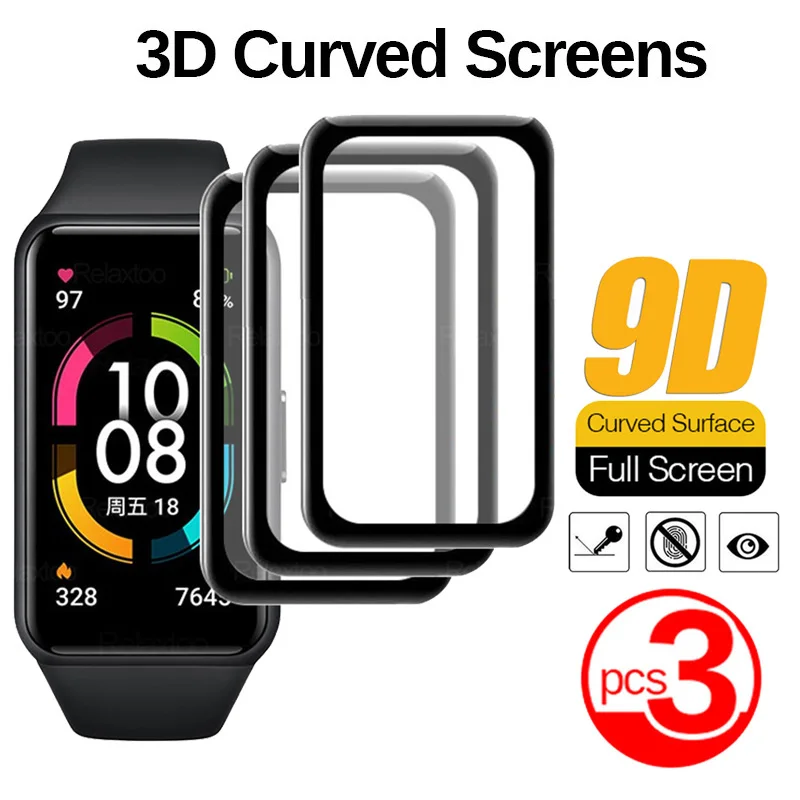 3Pcs Pellicola Protettiva Per Honor Band 6 Huawei Watch 6 Watch Fit Smartwatch Pellicola Salvaschermo Per Huawei Honor 6 (Non Vetro)