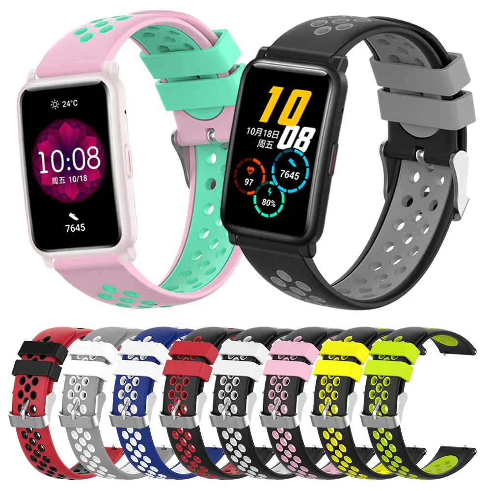 Easyfit Della Cinghia Del Silicone Per Honor Orologio Es Banda Cinturino Per Honor Es Smartwatch Braccialetto Sostituibile Accessori