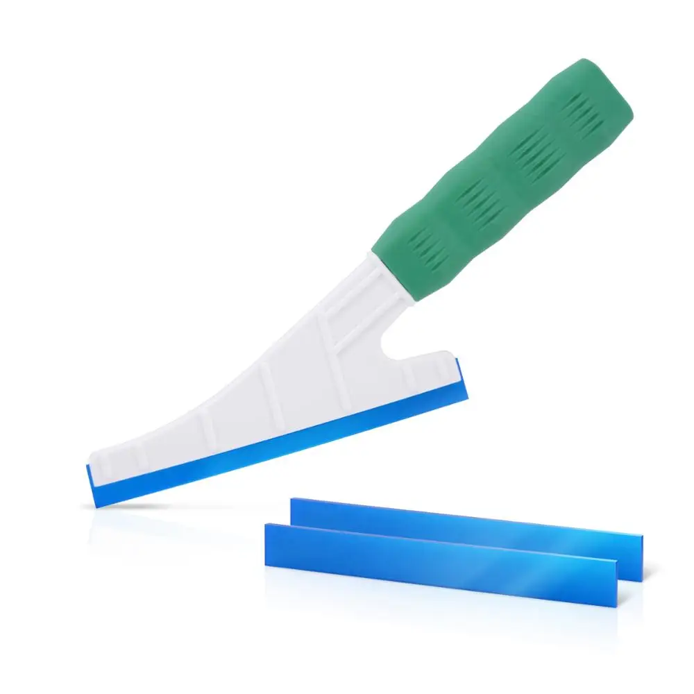 Ehdis Auto Window Cleaning Tergicristallo Tergivetro Con 2 Pezzi Di Ricambio Lame In Gomma Vinile Car Wrapping Raschietto Strumento Di Lavaggio Del Pa
